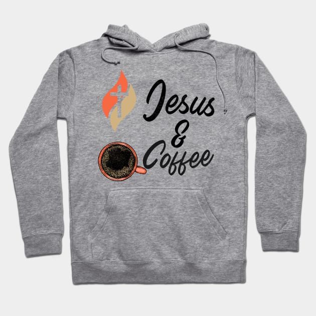 Jesus And Coffee - Christian Hoodie by ChristianShirtsStudios